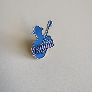 Don Vappie New Orleans Creole Jazz Banjo Badge Blue